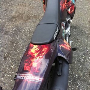 Suzuki DRZ 400 wrap at vehicle-graphics.ca