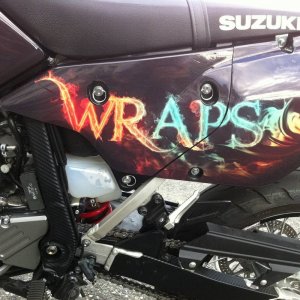Suzuki DRZ 400 wrap at vehicle-graphics.ca