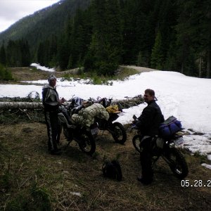 Coquihalla canyon the snow