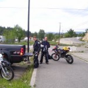 Unloading in Princeton bc, KVR