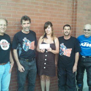 MS Donation - No Work Zone Ride - 2012