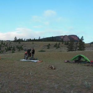 Day two campsite