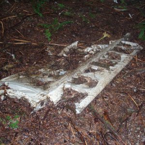 B24 11121 crash site photos