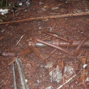 B24 11121 crash site photos