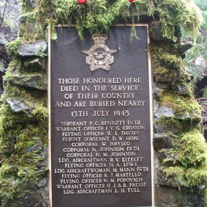 B24 11121 crash site photos