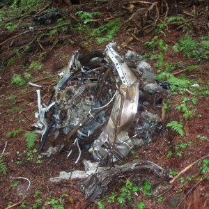 B24 11121 crash site