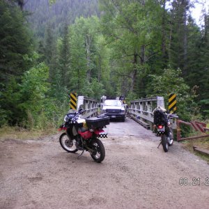 Big creek fsr, bridge closed