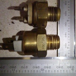 Thermo Switch Old and New Side by Side