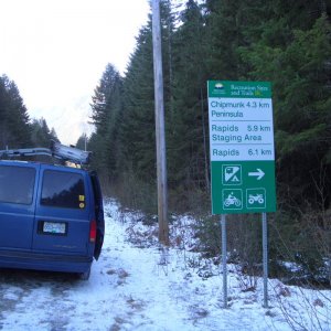 Rapids Chipmunk Sign