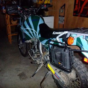 klr new paint, old bike