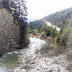 Creek near the Illal Meadows turnoff