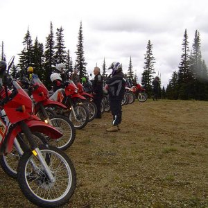 Who let those non KLRs up here?
