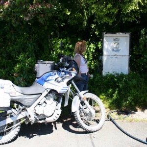 fuel stop in Bamfield
