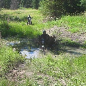 Pirate in the first mud hole