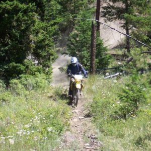 Part of the A option out of Cache Creek