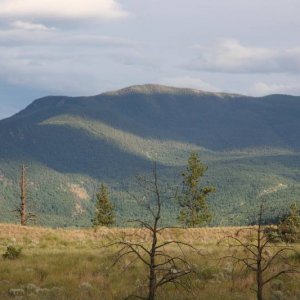 view south from Bridge River road