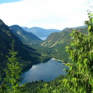 Willemar Lake and Comox Lake