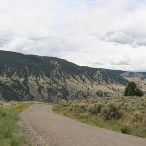 Dog Creek heading down towards Fraser River