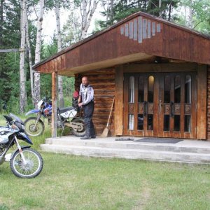 cabin at Puntzi Lake Resort