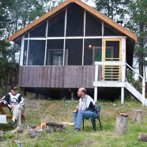 cabin at Anahim Lake