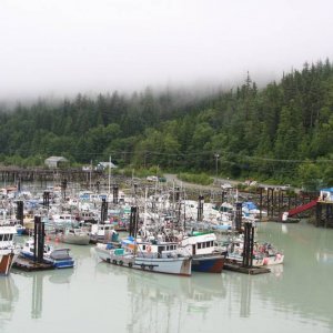 Bella Coola - preparing to board the ferry to Port Hardy