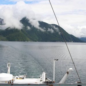 on the ferry - Burke Channel
