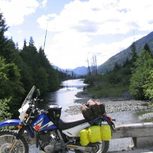 river near Vernon Lake