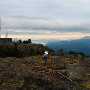 Top of Mt Benson looking south