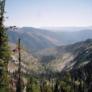 View east from Dry Saddle
