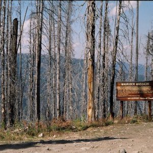 Site of the Magruder murders