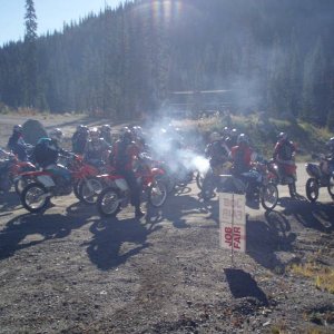 A group leaving