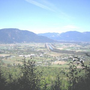Sumas Valley from Vedder Mountain