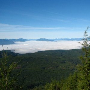 Fog over Port Alberni