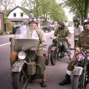 WW2 Army bikes in Holland