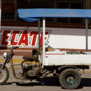 Beer delivery on homemade trike