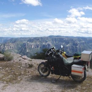 Overlooking the Copper Canyon