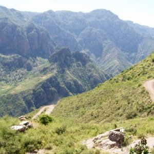 Middle of switchbacks to Batopilas
