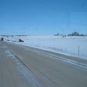 Big White Shadow Bus