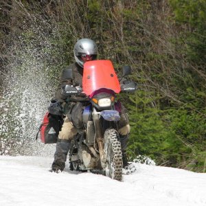 Snow by Little Bouleau Lake