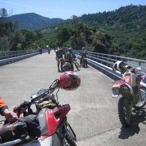 On a bridge somewhere