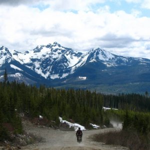 Leaving Mt. Cain