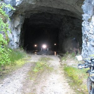 In the mine Tunnel