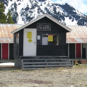 Mt Cain ticket booth