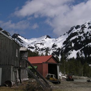 View of the ski mountain