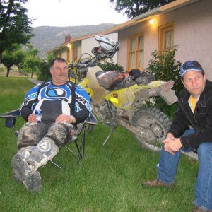 after a hard day - Neil and Doug