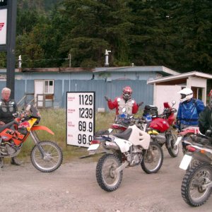 Gas station in Mt. Curry