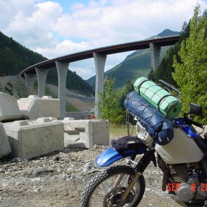 New bridge near Golden BC
